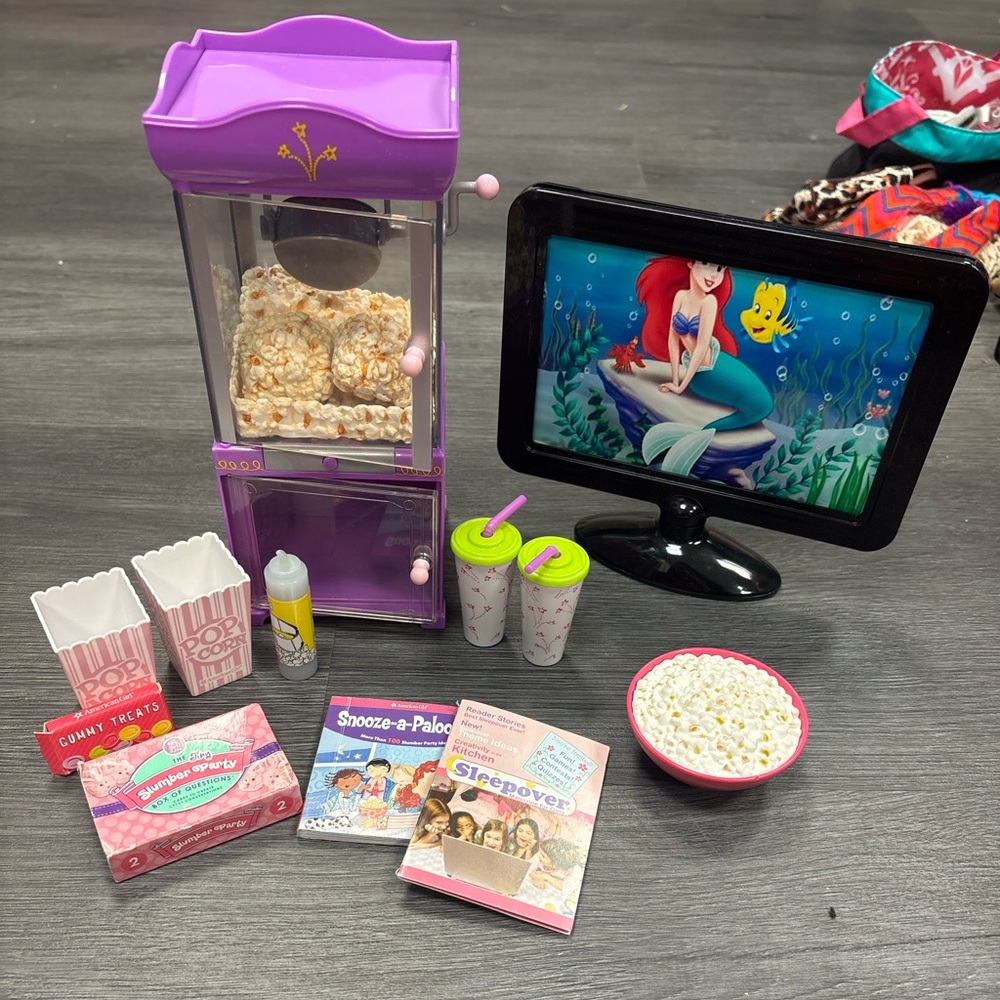 American Girl Popcorn Movie Set